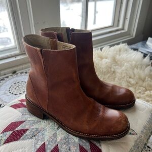 LL Bean leather ankle boots